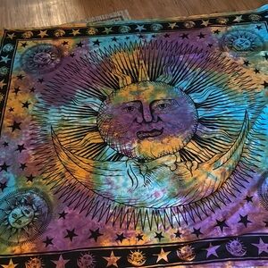 Sun and Moon Tapestry - Multicolor